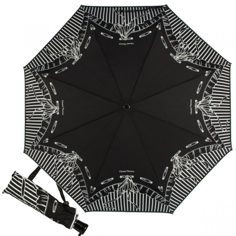 Зонт складной Chantal Thomass 419-OC Noeud Noir