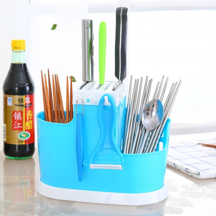 Органайзер Для Хранения Столовых Приборов Chopsticks Cage, Цвет Голубой