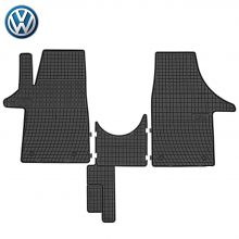 Коврики Volkswagen T6 от 2015  Передние 3-места в салон резиновые Frogum (Польша) - 3 шт.