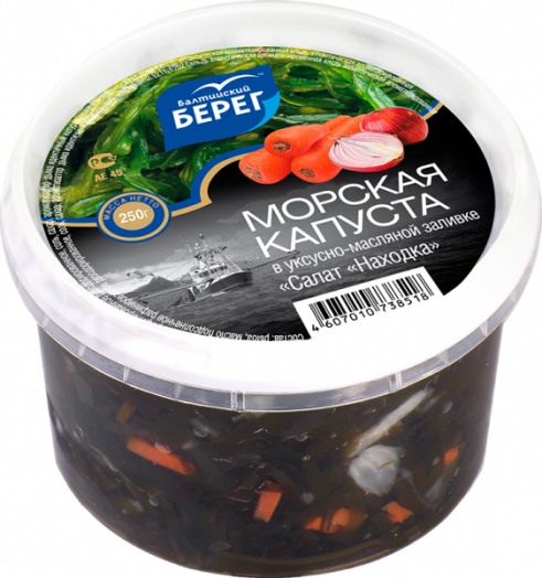 Салат Находка из морской капусты 250г Балтийский берег