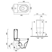 Catalano бачок для туалета 1CMSZ00 схема 1