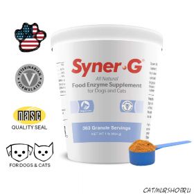 Syner-G Digestive Enzymes 454 гр. (363 дозы) - пищеварительные ферменты для домашних животных