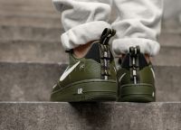 NIKE AIR FORCE 1 '07 LV8 UTILITY OLIVE CANVAS