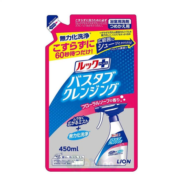Lion Чистящее средство для ванной комнаты быстрого действия (с ароматом мыла) "Look Plus", 450мл