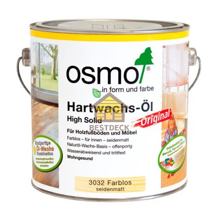 Масло с твердым воском Osmo Hartwachs-Ol Original