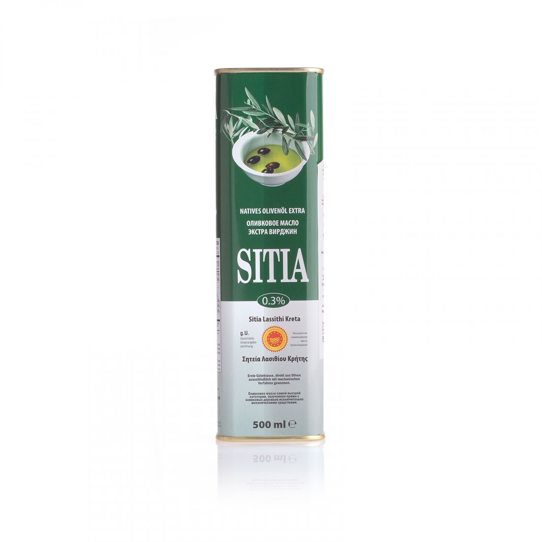 Оливковое масло SITIA - 500 мл 0.3 экстра вирджин PDO