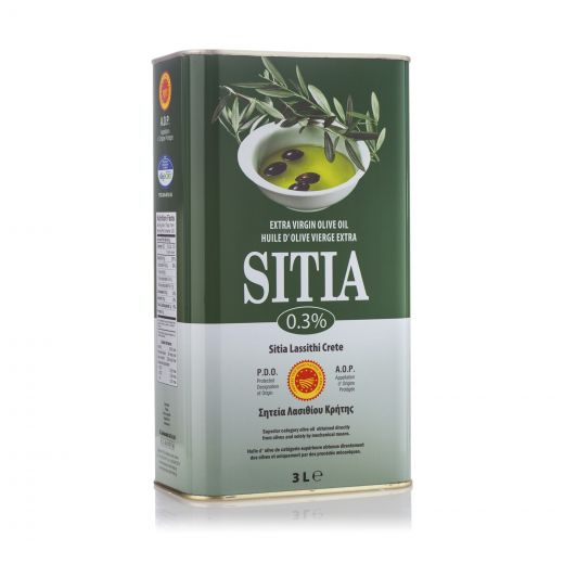 Оливковое масло SITIA - 1 л 0.3 экстра вирджин PDO
