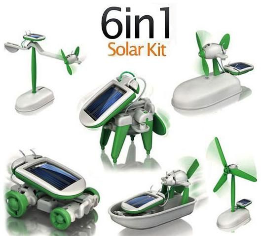 Конструктор На Солнечной Батарее Robot Kits 6 В 1
