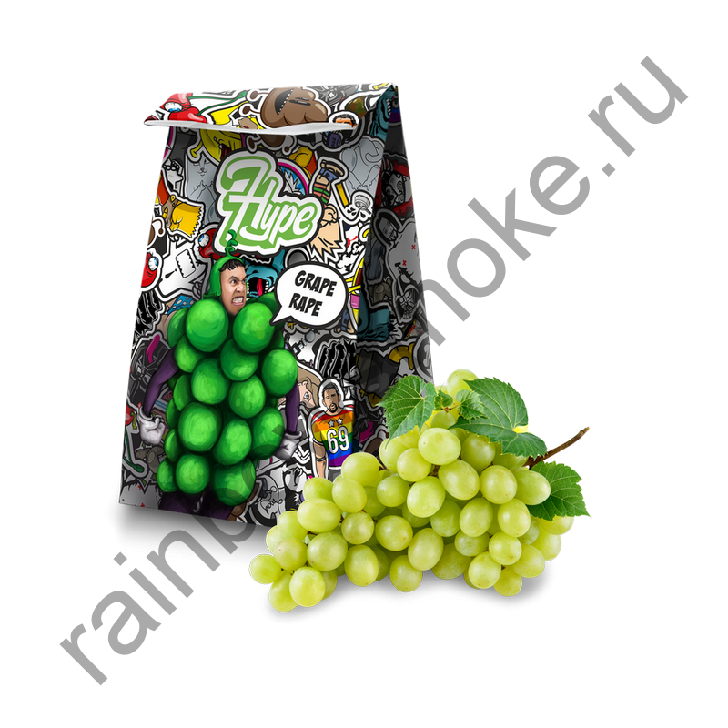 Hype 200 гр - Grape Rape (Зелёный Виноград)