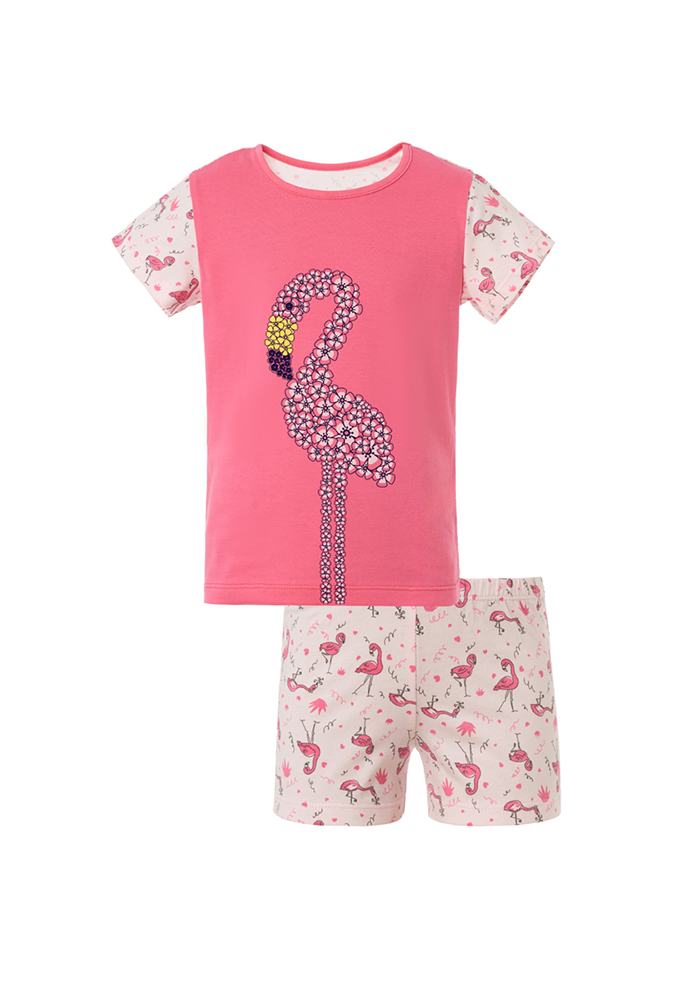 Пижама для девочки Фламинго из цветов