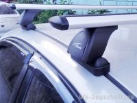 Багажник на крышу BMW 1-serie E82, Lux, крыловидные дуги
