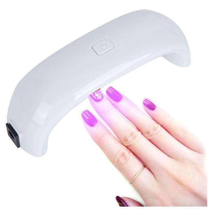 Лампа Для Сушки Гель-Лака Mini Rainbow  LED, 9W, USB, Цвет Белый