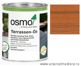OSMO ДЕШЕВЛЕ! Масло для террас Osmo 006 Terrassen-Ole для бангкирай Натуральный тон 0,75 л Osmo-006-0,75 11500012