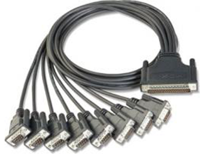 Разветвительный кабель RS-232/422/485, разъемы DB78 Male в 8xDB9 Male, 1м