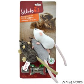 Petlinks Lil' Creepers Refillable Catnip игрушка для кошек с кошачьей мятой