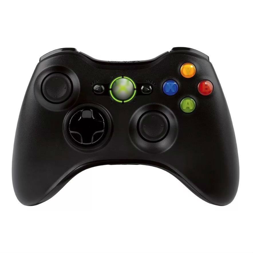 Джойстик беспроводной для Xbox 360 Microsoft Wireless Геймпад Черный