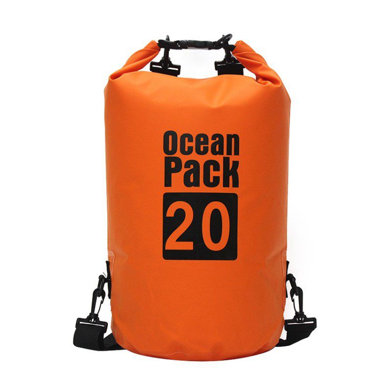 Водонепроницаемая Сумка-Мешок Ocean Pack, 20 L, Цвет Оранжевый