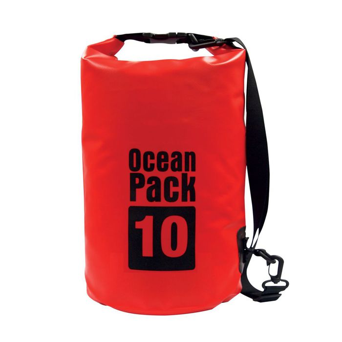 Водонепроницаемая Сумка-Мешок Ocean Pack, 10 L, Цвет Красный