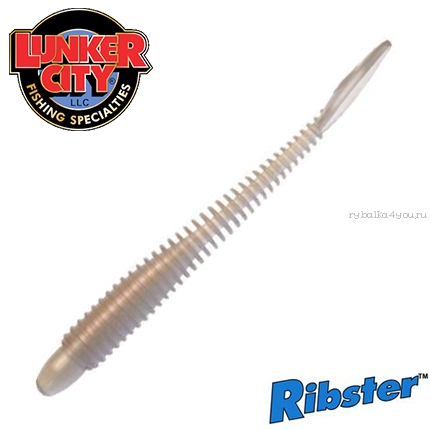 Мягкие приманки Lunker City Ribster 3''75мм / упаковка 12 шт / цвет:  Cinnamon Pro Blue #224