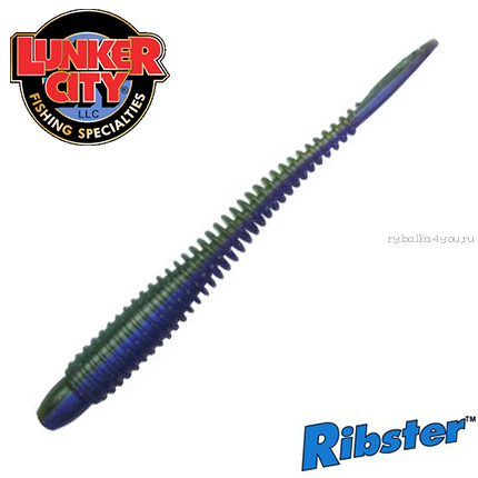 Мягкие приманки Lunker City Ribster 3''75мм / упаковка 12 шт / цвет:  Grapevine #225