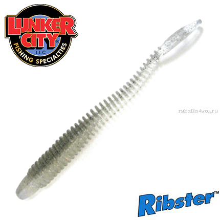 Мягкие приманки Lunker City Ribster 4,5'' 110,25 мм / упаковка 10 шт / цвет:  Clearwater Bait #229
