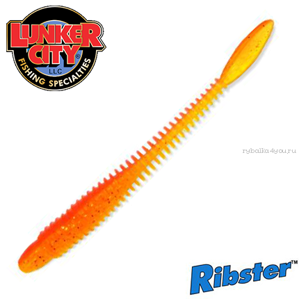 Мягкие приманки Lunker City Ribster 4,5'' 110,25 мм / упаковка 10 шт / цвет:  Ice Shad #132