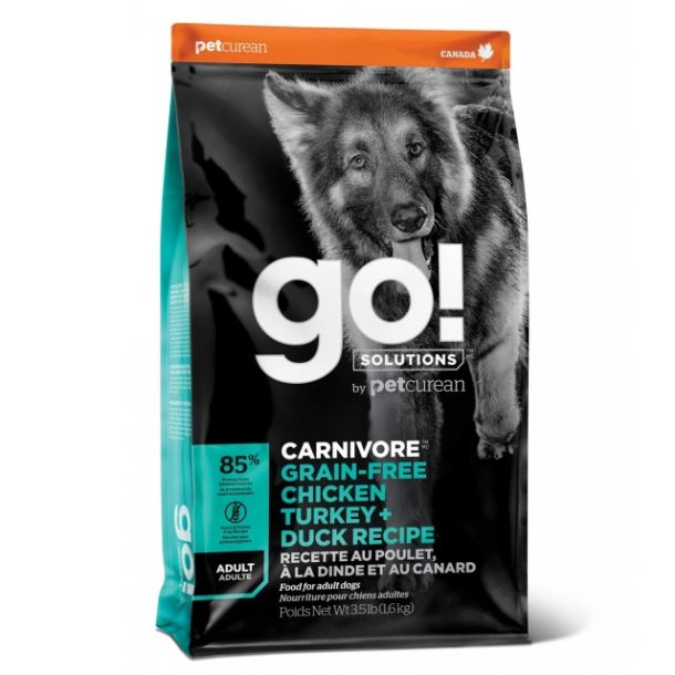 Сухой корм Go! Carnivore GF беззерновой для собак всех пород 4 вида мяса 9.98 кг