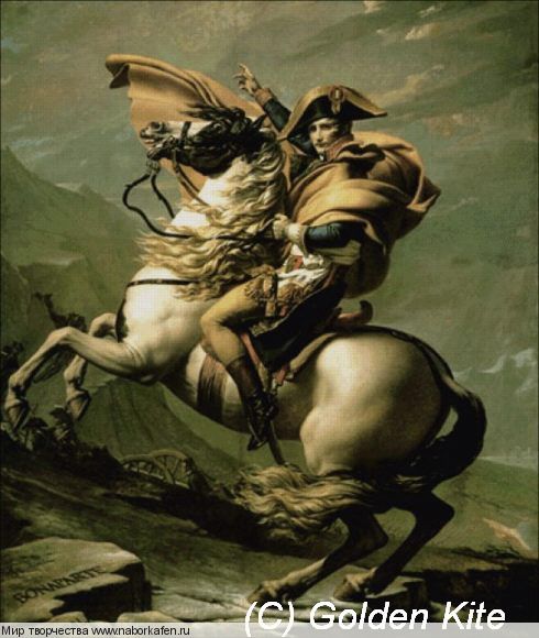 239. Napoleon Crossing the Saint-Bernard