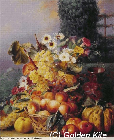 651. Still Life of Flowers and Fruits