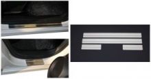 Накладки на пороги, Omsaline, сталь без логотипов