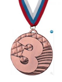 Медаль Атланта наградная с лентой 3 место 50 мм