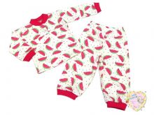 Пижама для девочки с кокеткой C-PJ023(2)-SU (код 01775-1) Мамин Малыш
