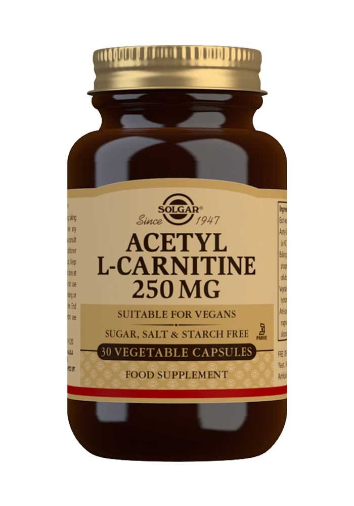 Купить Солгар Ацетил-л-карнитин 250 мг, 30 капс