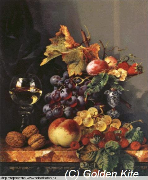 1392. A Still Life of Fruit, Walnuts