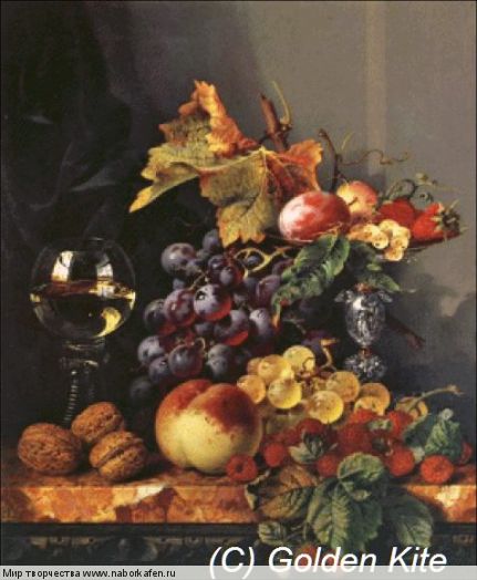 1392. A Still Life of Fruit, Walnuts