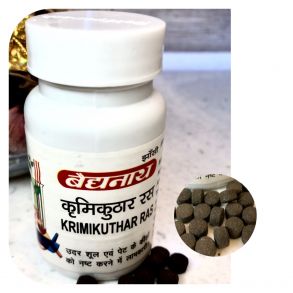 КРИМИ КУТХАР РАС (KRIMIKUTHAR RAS, BAIDYANATH), 80 таблеток