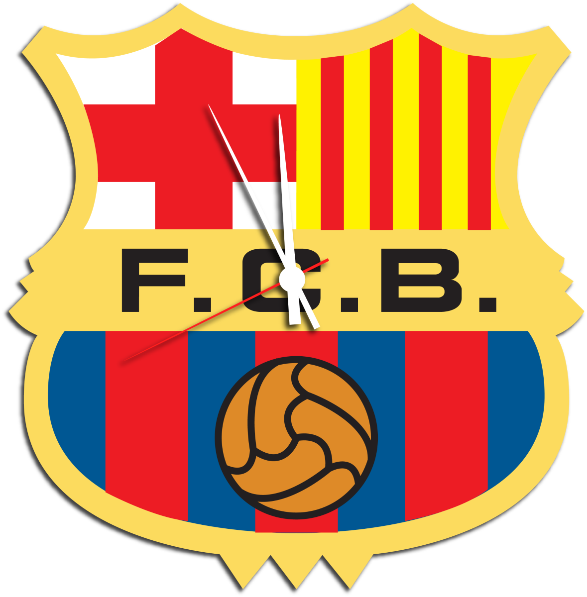Купить настенные часы футбольный клуб Барселона