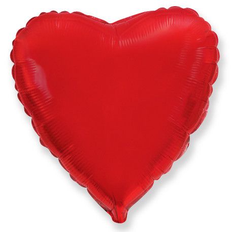 Шар (32''/81 см) Сердце, Красный