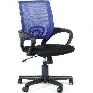 Кресло CHAIRMAN 696/BLUE для оператора, сетка/ткань, цвет синий/черный