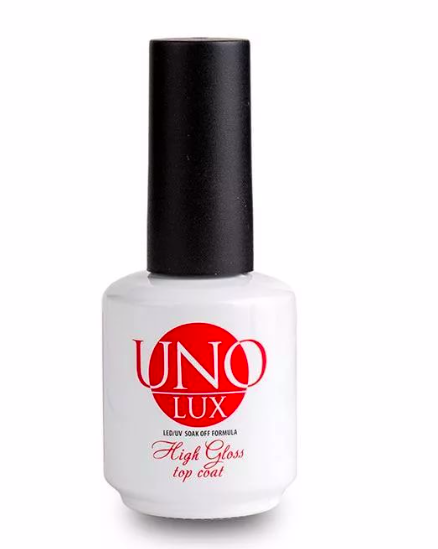 Uno Верхнее покрытие "Uno Lux High Gloss" Top coat 15 мл