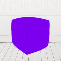 Пуфик-кубик фиолетовый