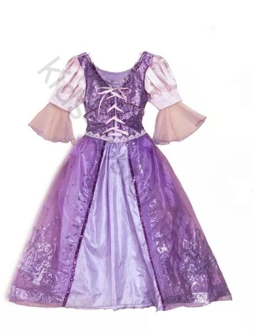 Платье принцессы Рапунцель  со шнуровкой
