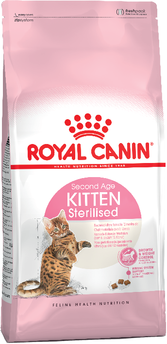 Royal Canin Kitten Sterilised для стерилизованных котят до 12 месяцев 400г