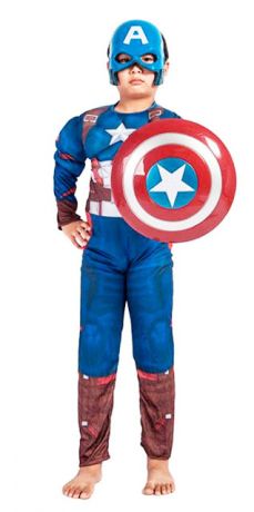 Костюм Капитан Америка (рост 137-149 см)