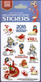 Стикеры Кубок- Забивака-Символы  ЧМ Чемпионат мира по футболу FIFA RUSSIA 2018 года