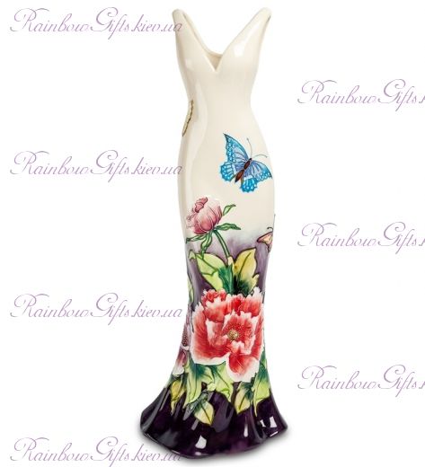 Ваза дамское платье Butterflies "Pavone"