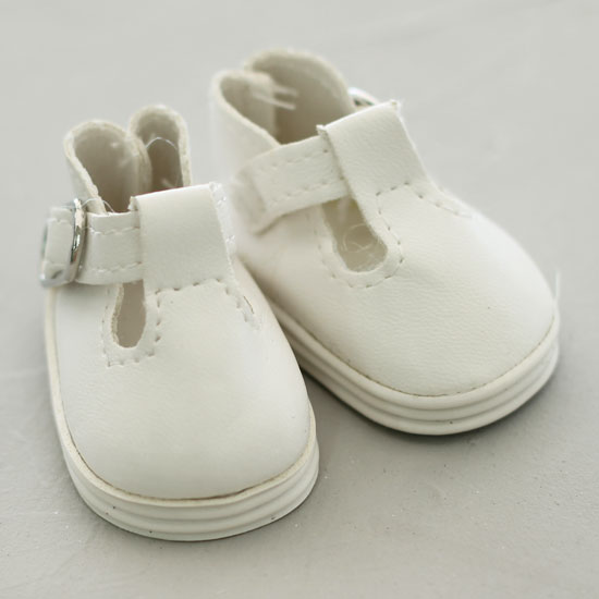 Обувь для кукол - сандалики 5 см (белые)