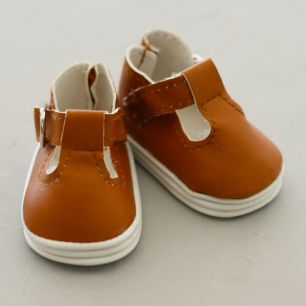 Обувь для кукол - сандалики 5 см (светло-коричневые)