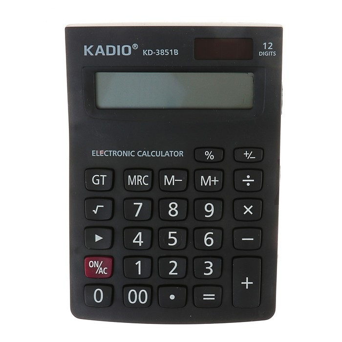 Настольный 12-Разрядный Калькулятор Kadio KD-3851B