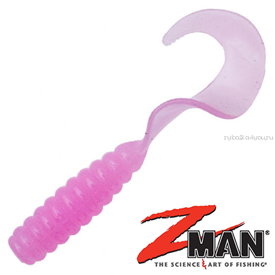 Мягкие приманки Z-Man GrubZ 2'' 26 мм / упаковка 8 шт / цвет:23 Bubble Gum